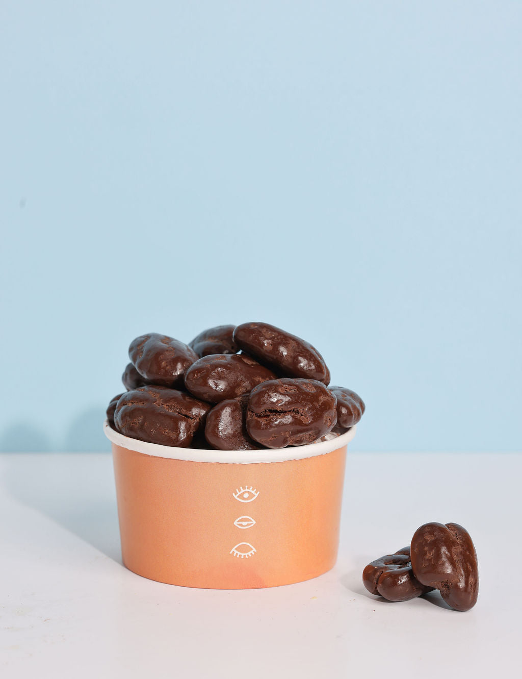 The Smart Head - Pecan Raspberry Dark Chocolate - Dragées - 135g