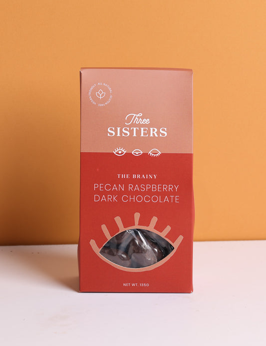 The Smart Head - Pecan Raspberry Dark Chocolate - Dragées - 135g