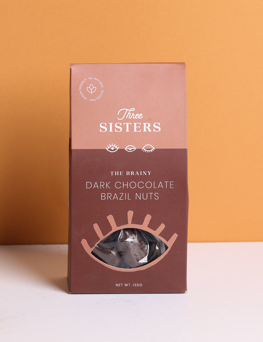 The Smart Head - Dark Chocolate Brazil Nuts - Dragées - 135g