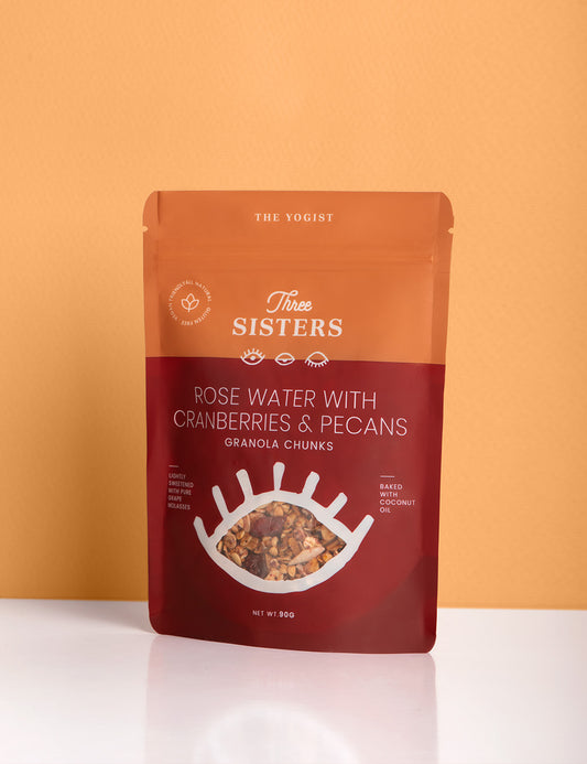 The Yogist - Rose Water with Cranberries & Pecan - Granola - 90g